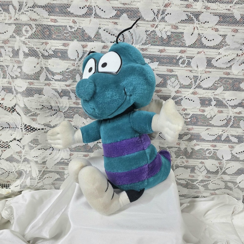 Vintage Charlotte Hornets Plush Stuffed Animal Toy Small Cartoon Insect Bug